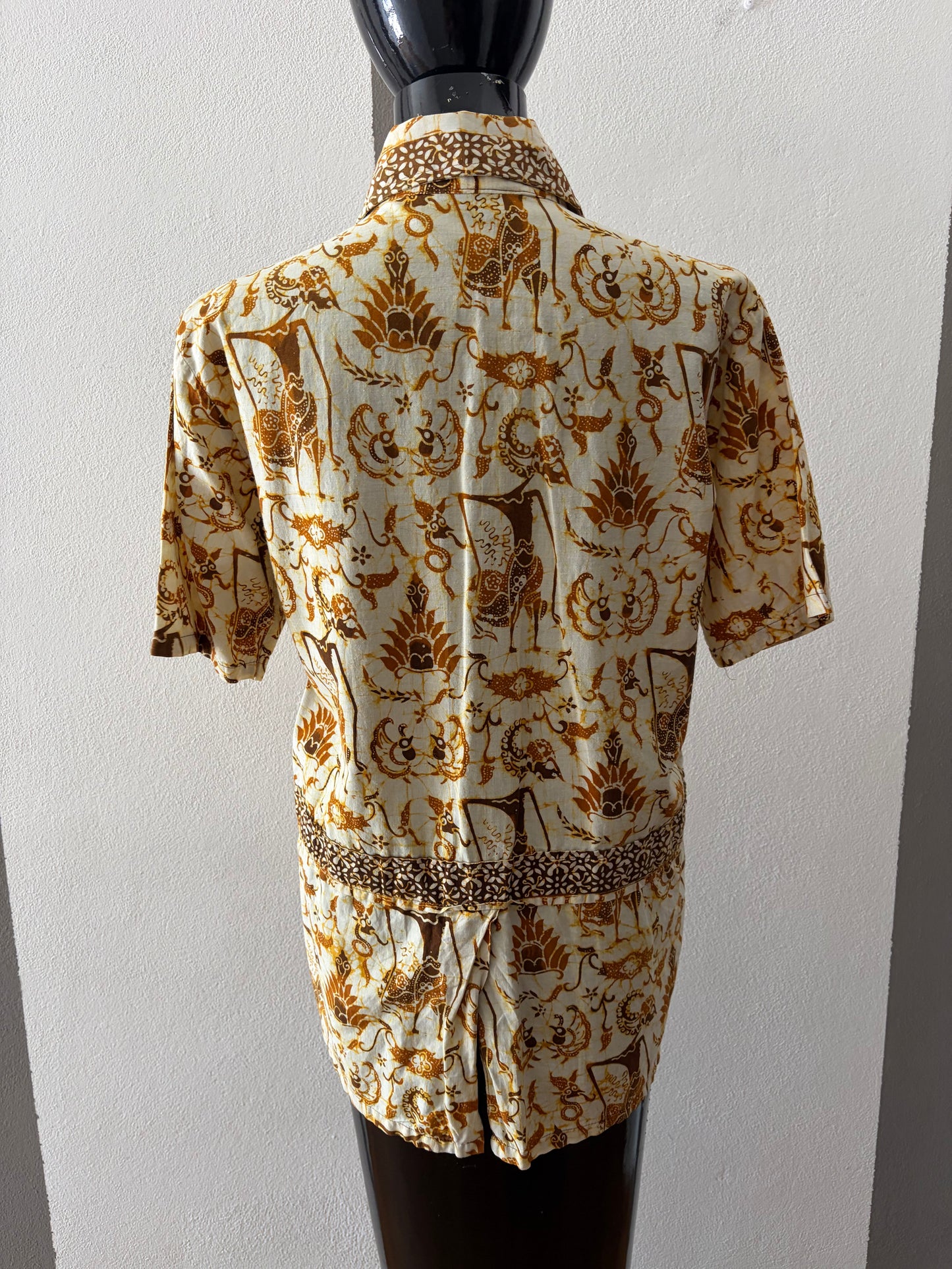 Camicia vintage afro in wax