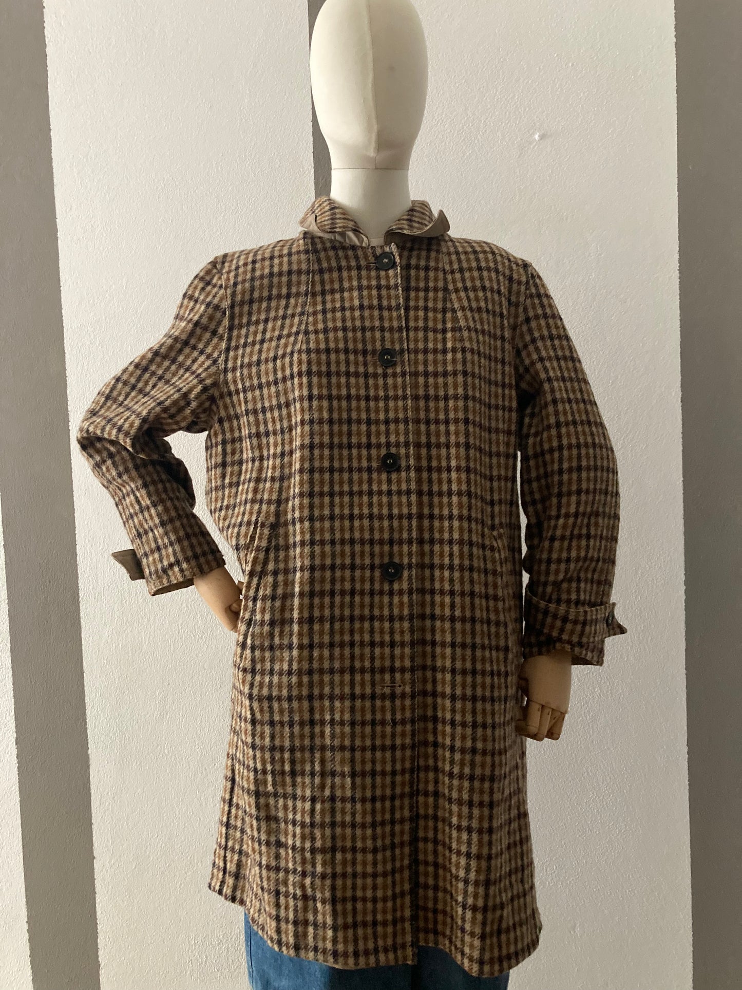 TRENCH DOUBLE FACE A QUADRI