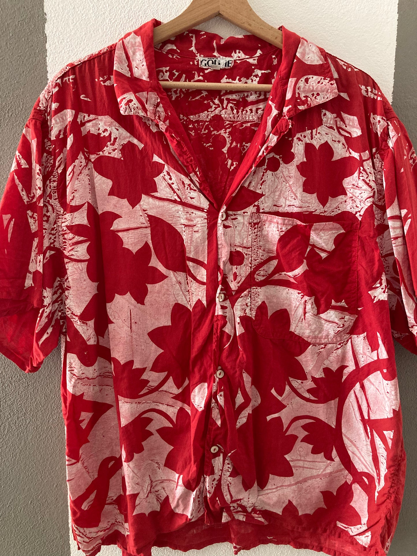 CAMICIA VINTAGE ROSSO/BIANCO