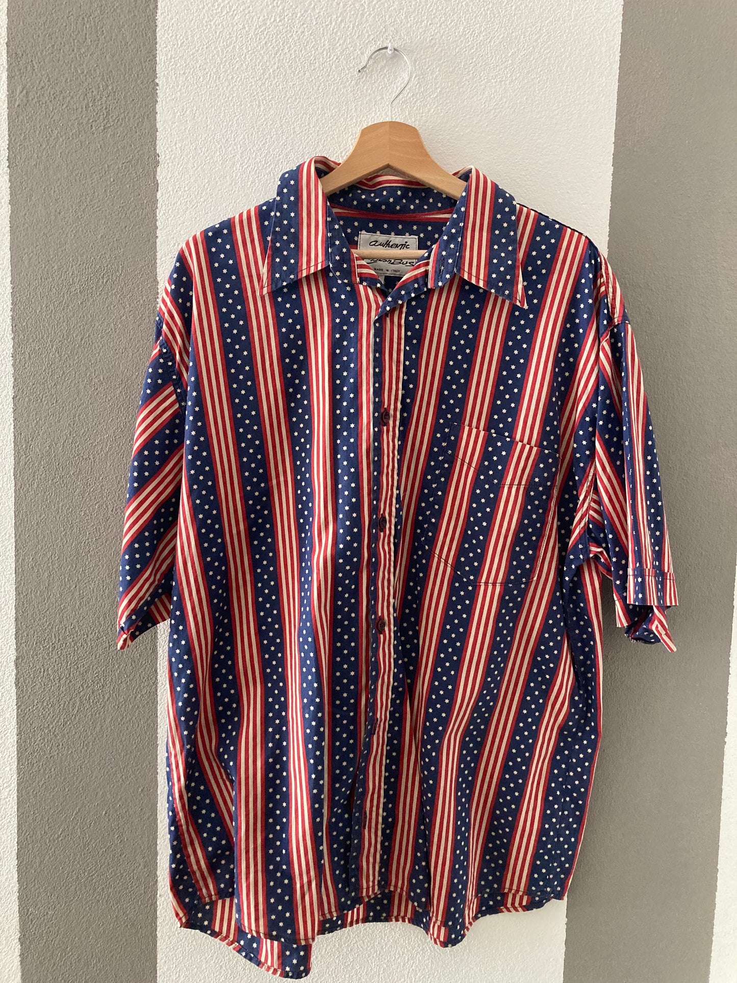 CAMICIA VINTAGE PATTERN AMERICA