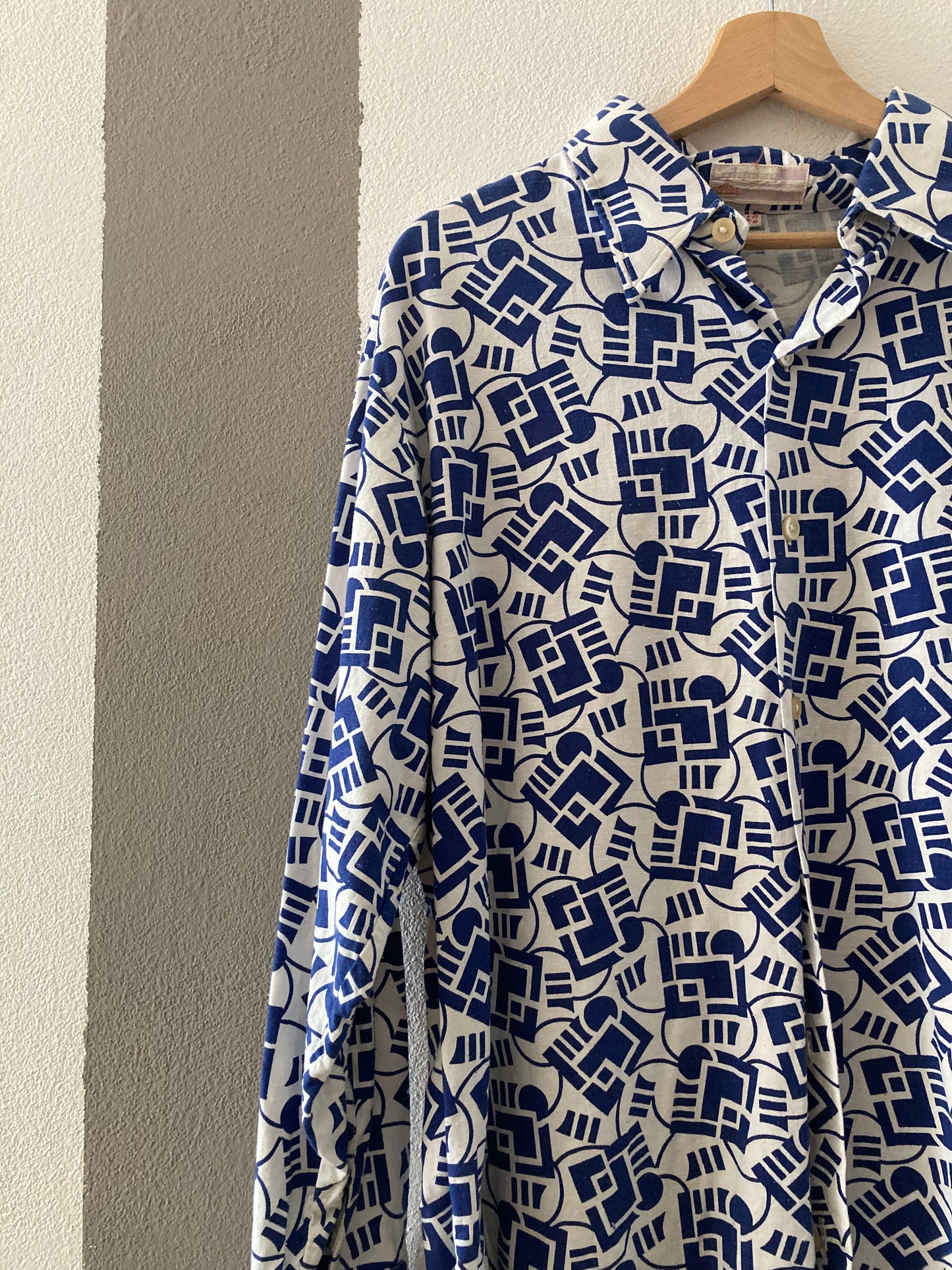 CAMICIA VINTAGE PATTERN GEOMETRICO