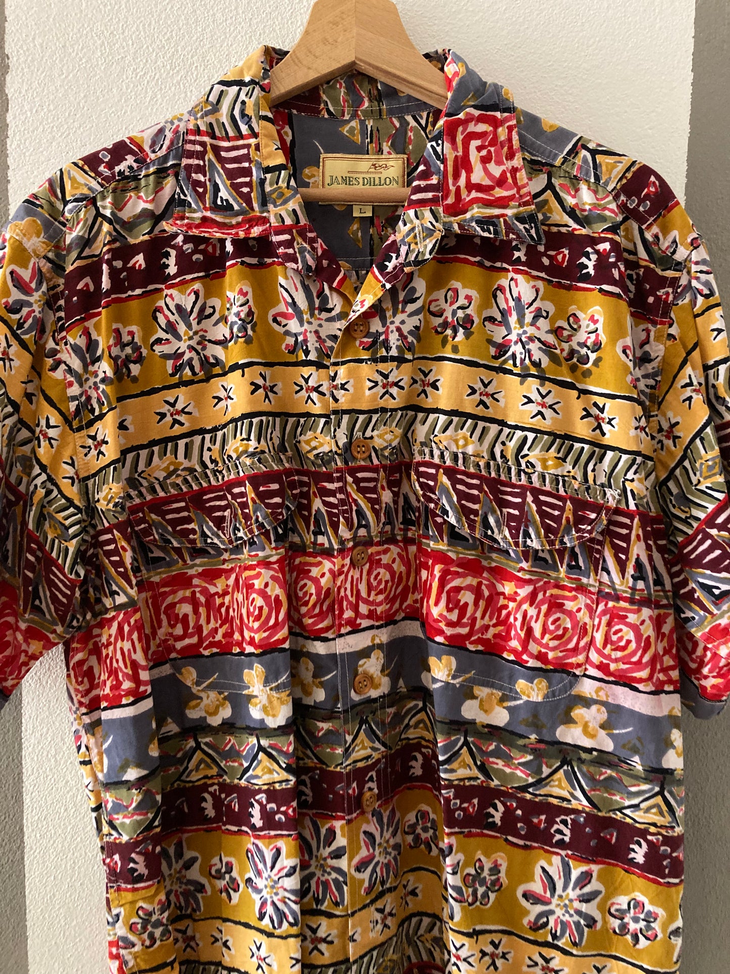 CAMICIA VINTAGE PATTERN ASTRATTO