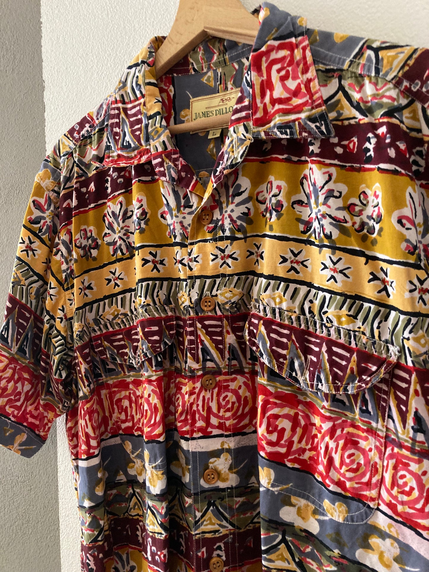 CAMICIA VINTAGE PATTERN ASTRATTO