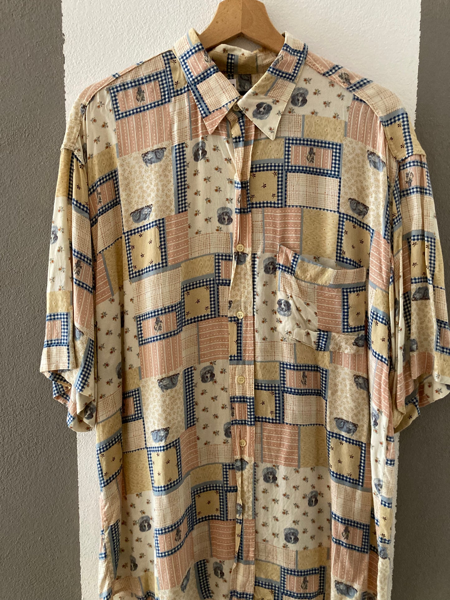 CAMICIA VINTAGE A FANTASIA MISTA