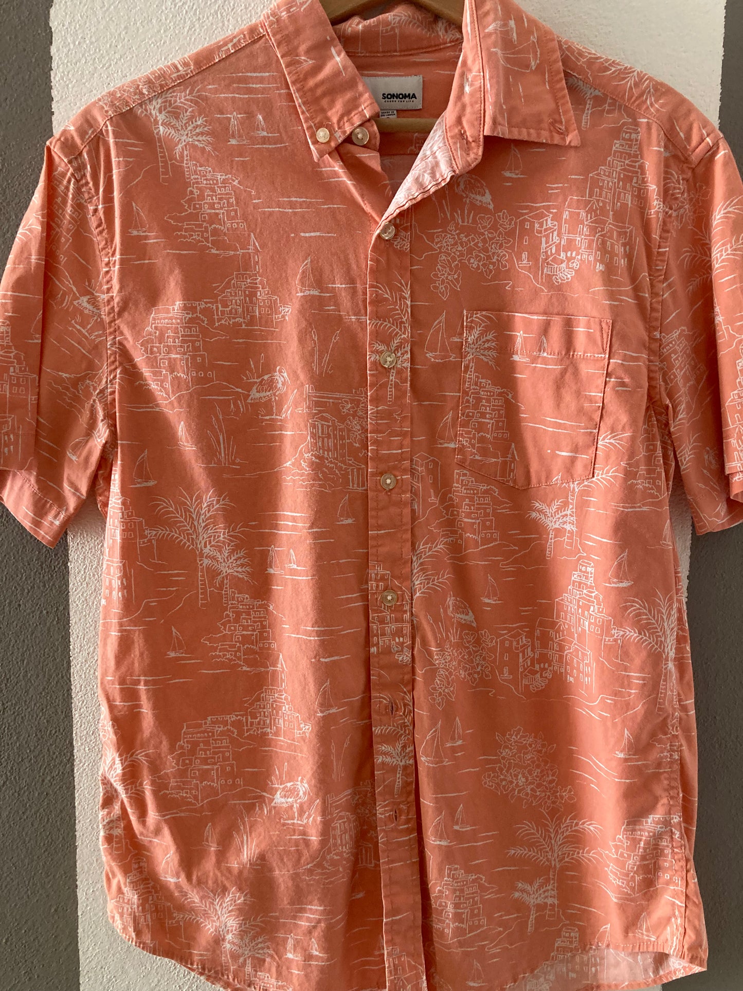 CAMICIA VINTAGE ROSA SALMONE