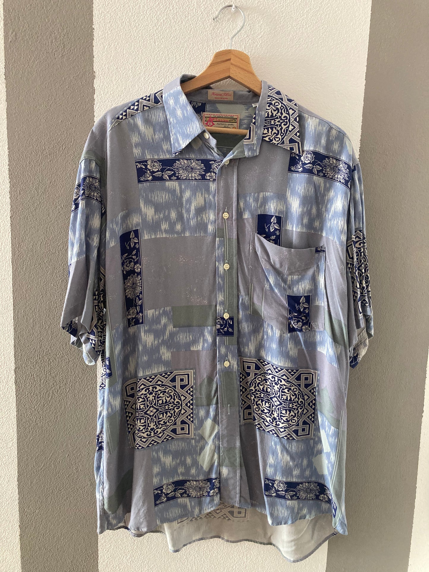 CAMICIA VINTAGE A FANTASIA ASTRATTA