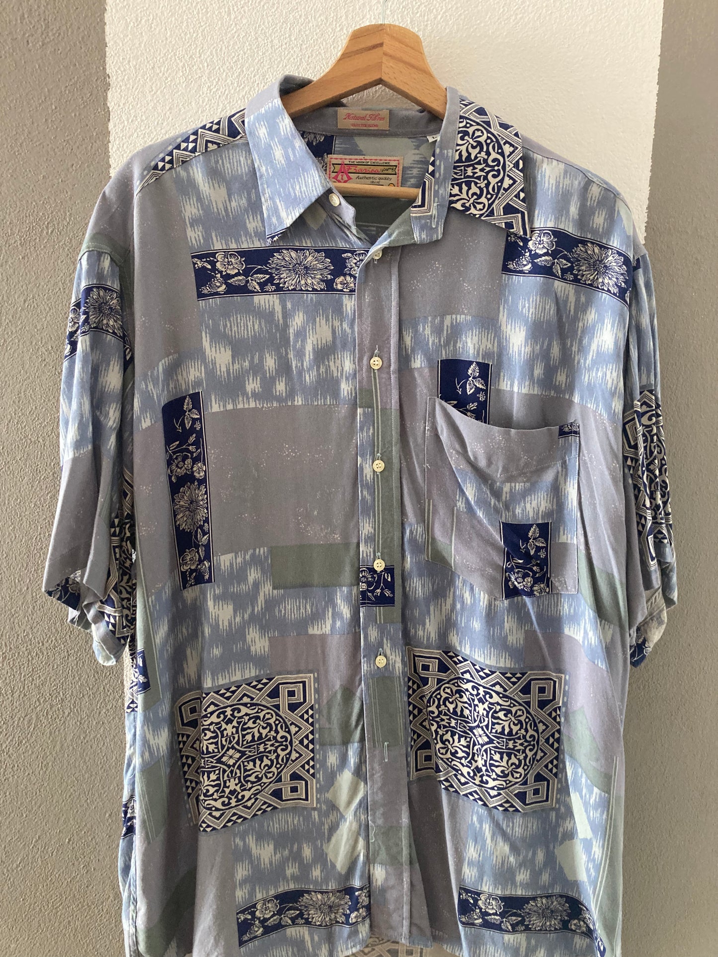 CAMICIA VINTAGE A FANTASIA ASTRATTA