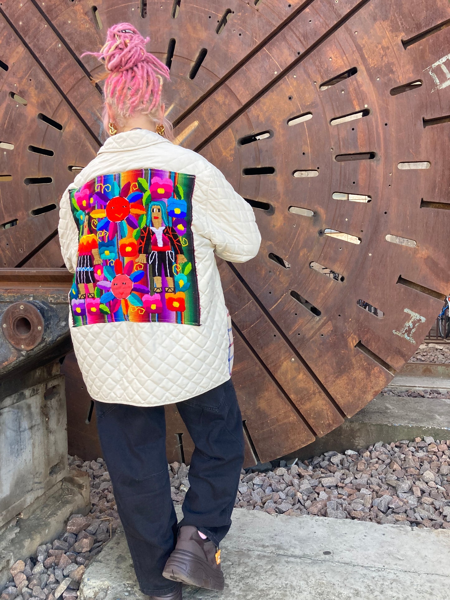 TRAPUNTINO CUSTOM BIANCO CON PATCH