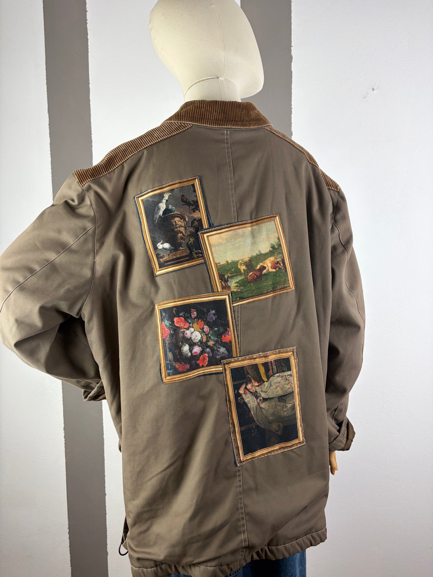 GIACCA COLL.MACEDONA PATCH QUADRI