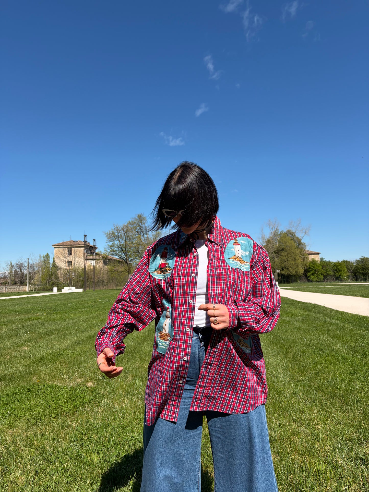 Camicia collezione macedonia patch fari