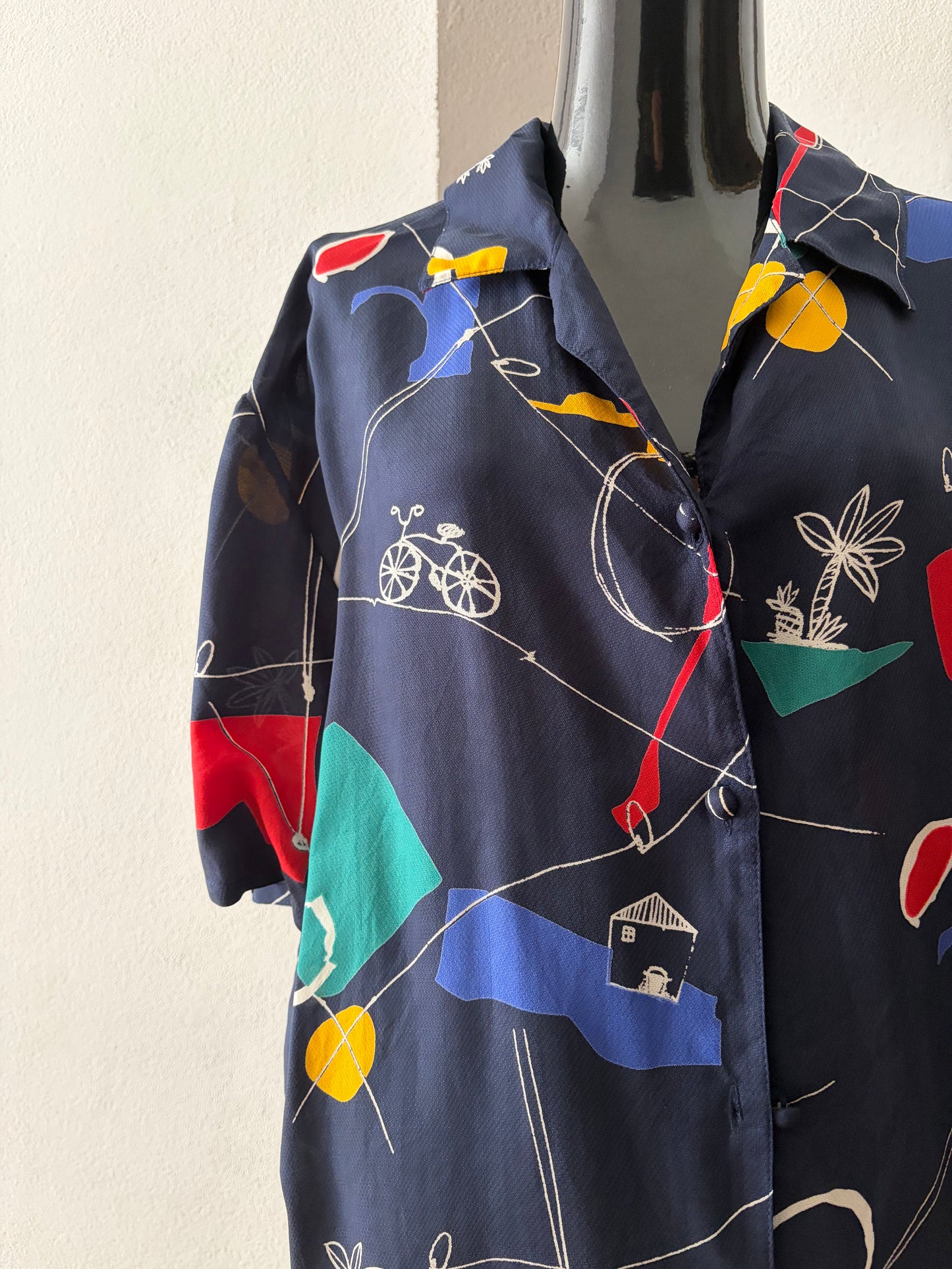 Camicia vintage a fantasia