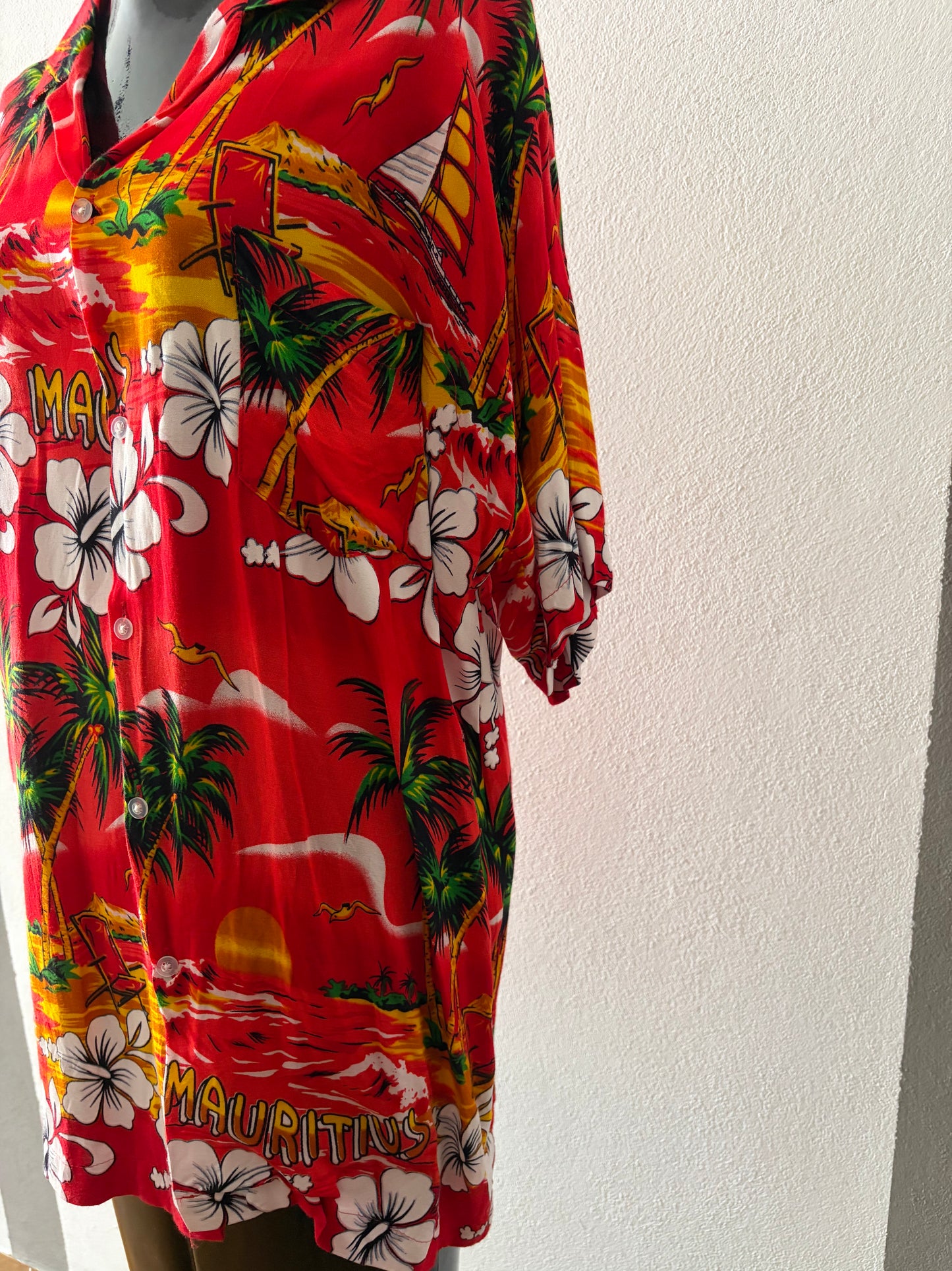 Camicia vintage stampa hawaiana