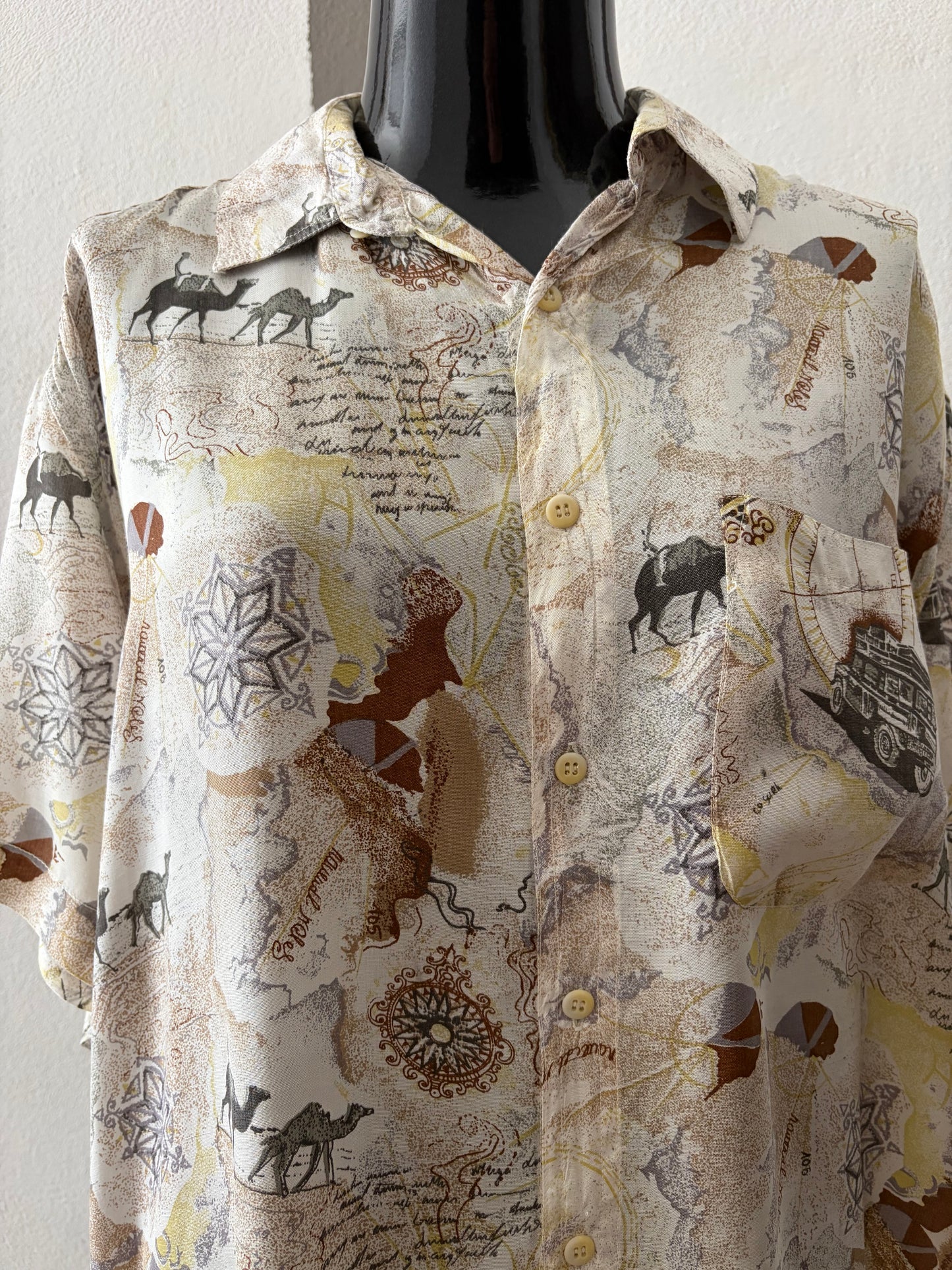 Camicia vintage cammelli 🐫 con jeep