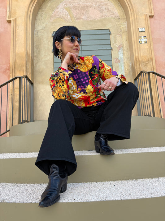Camicia vintage barocca