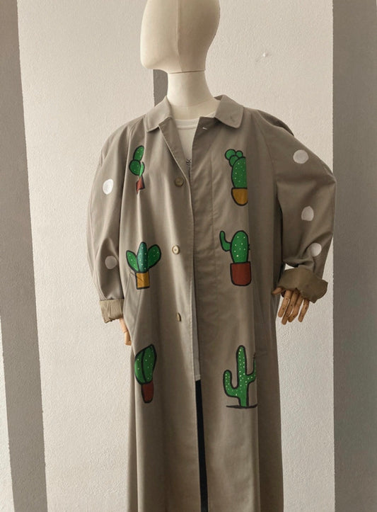 Trench custom con cactus