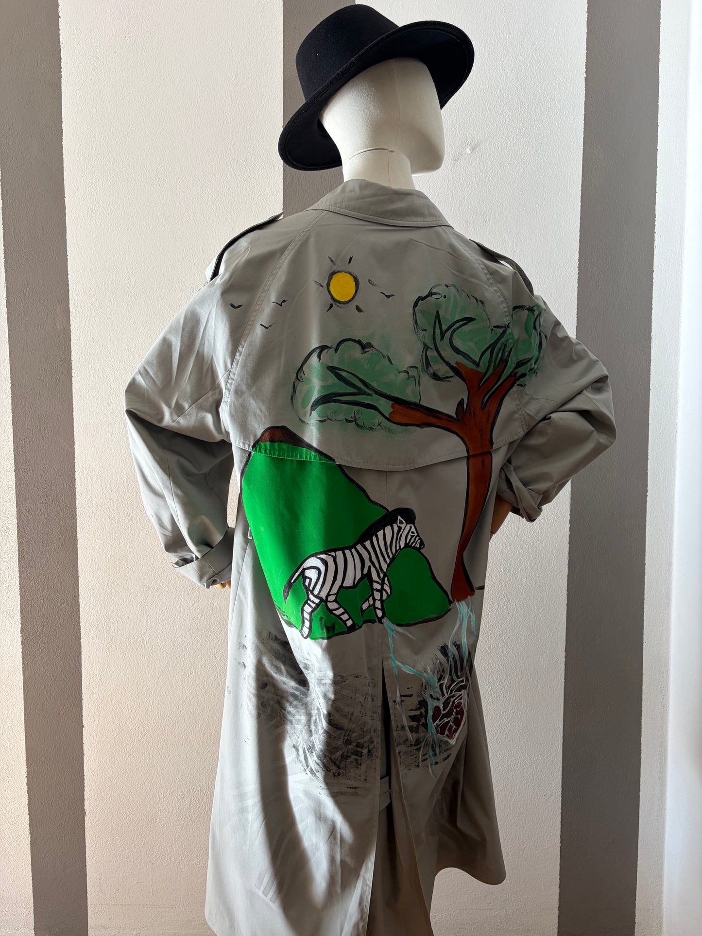 Trench custom Nd con animali