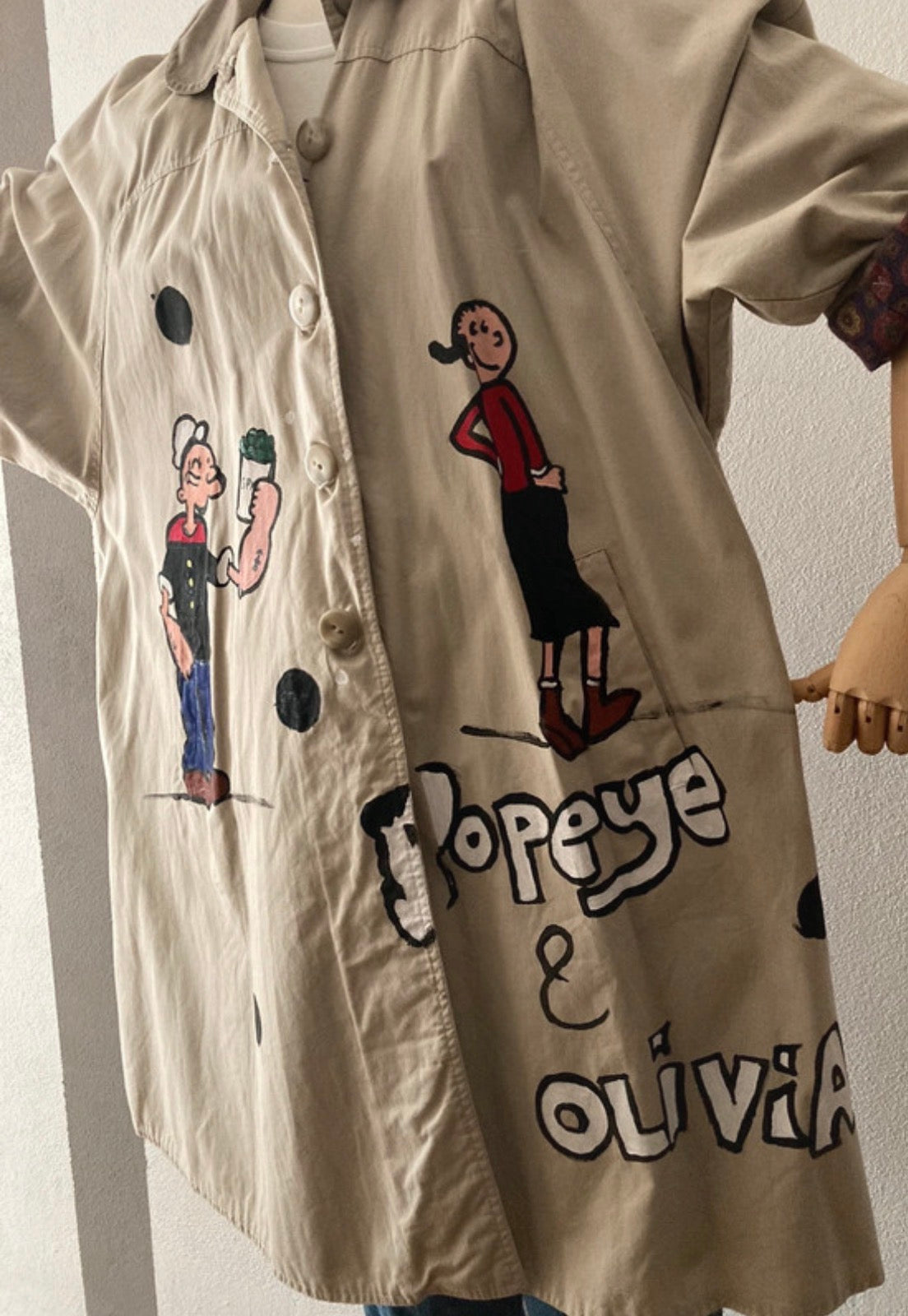 Trench custom Popeye & Olivia