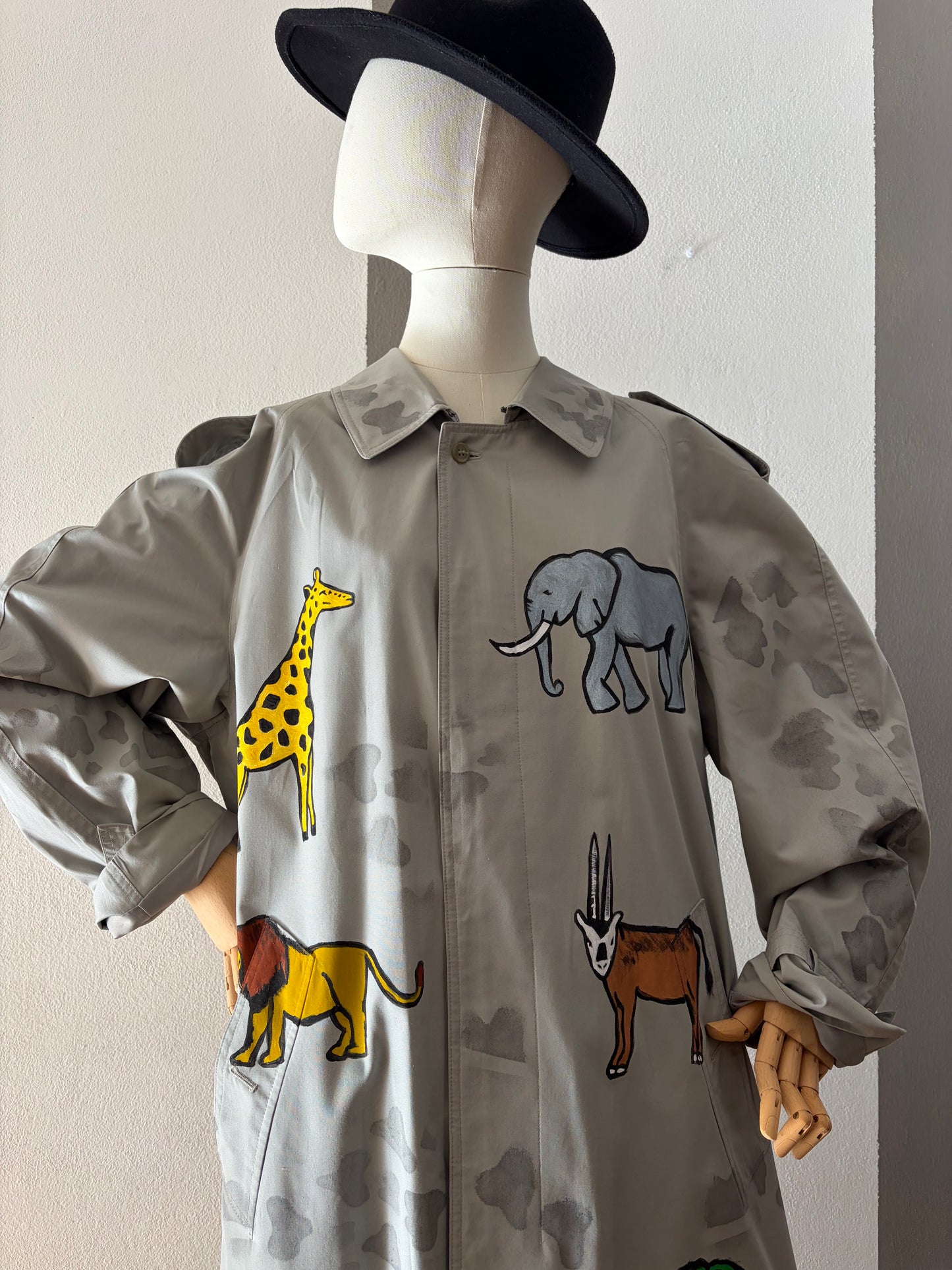 Trench custom Nd con animali