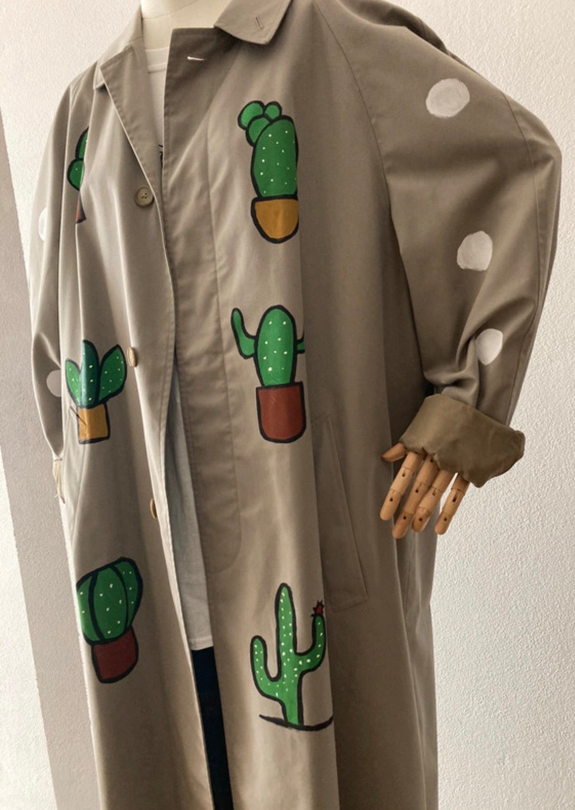Trench custom con cactus