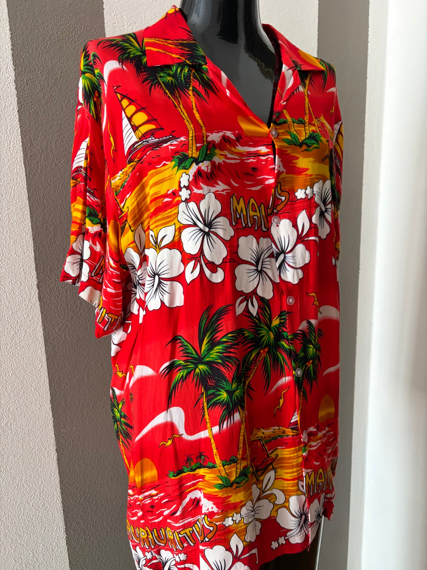 Camicia vintage stampa hawaiana