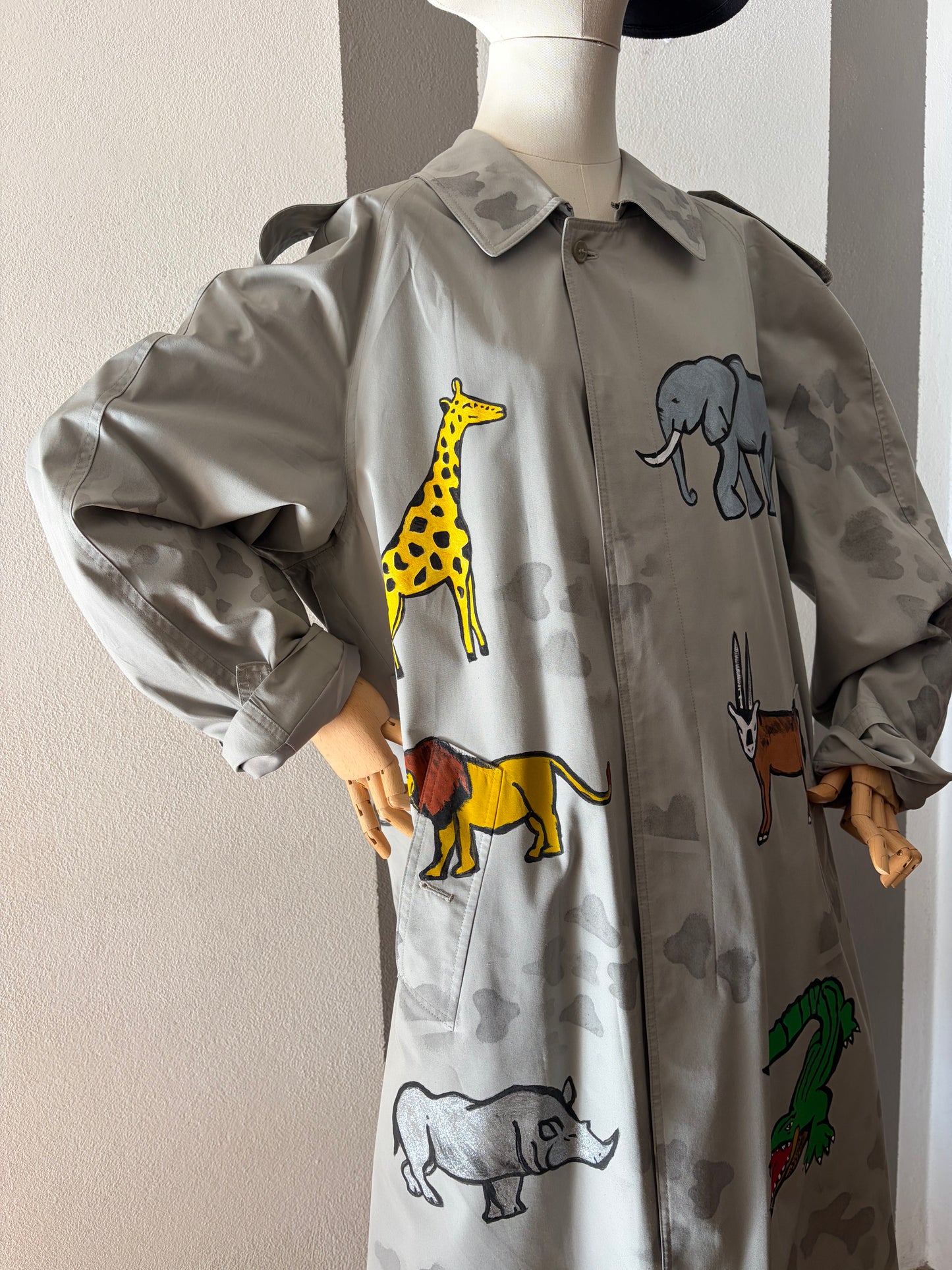 Trench custom Nd con animali