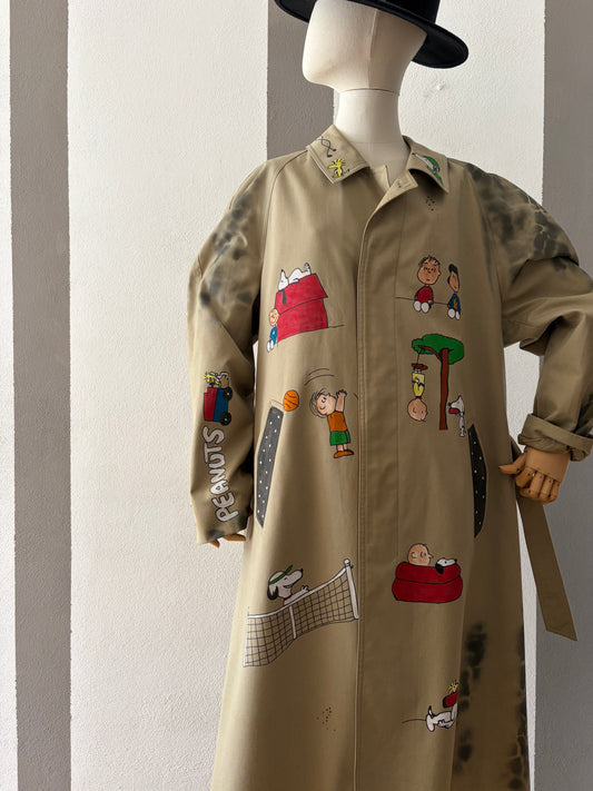 Trench custom con i Peanuts