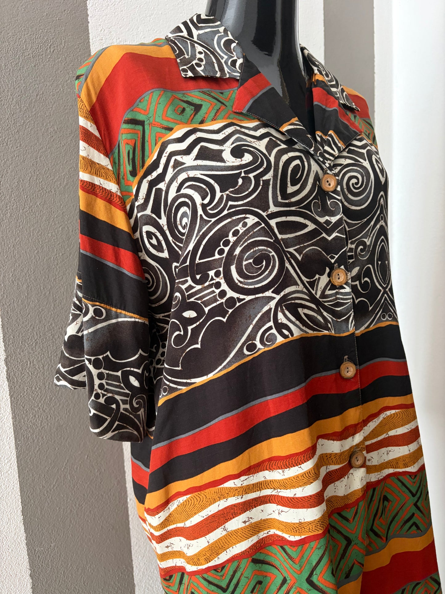 Camicia vintage a fantasia