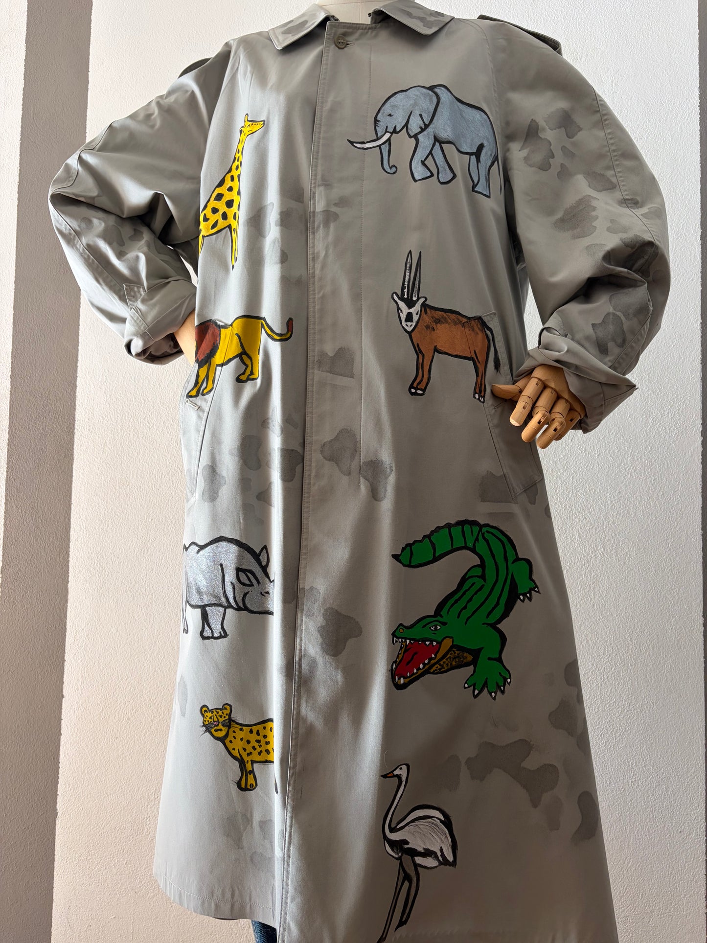 Trench custom Nd con animali