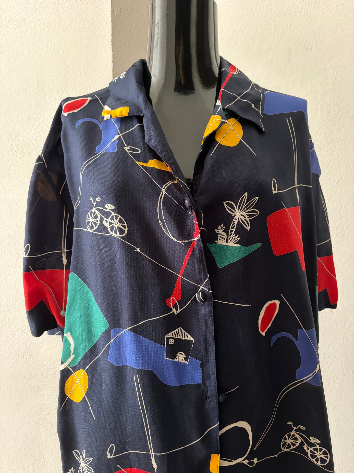 Camicia vintage a fantasia