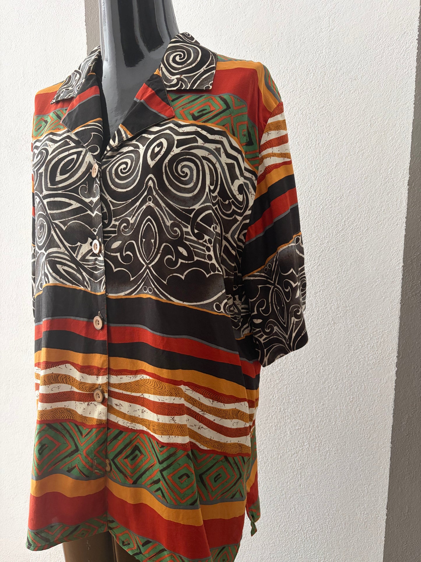 Camicia vintage a fantasia