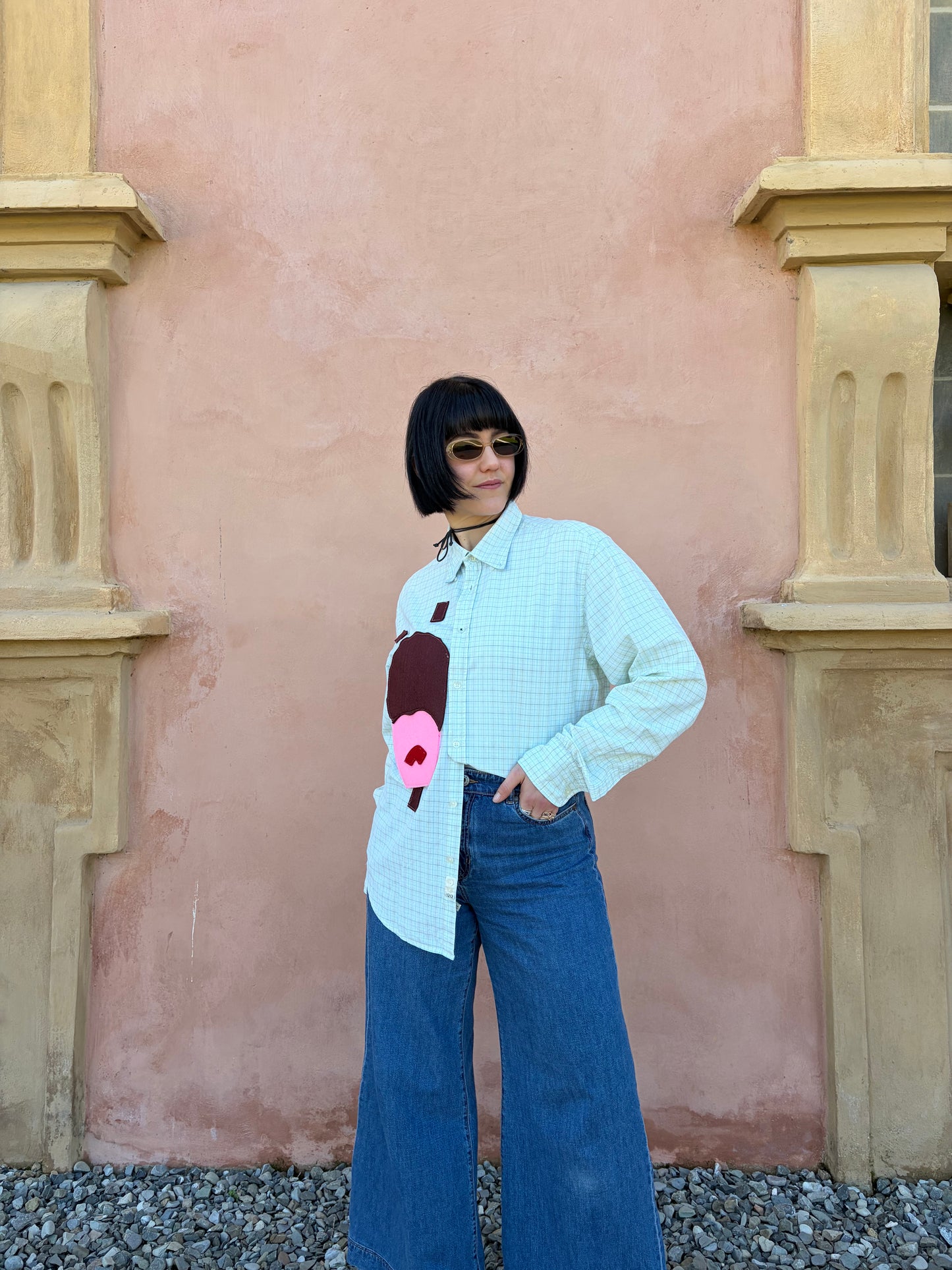 Camicia collezione macedonia con viso
