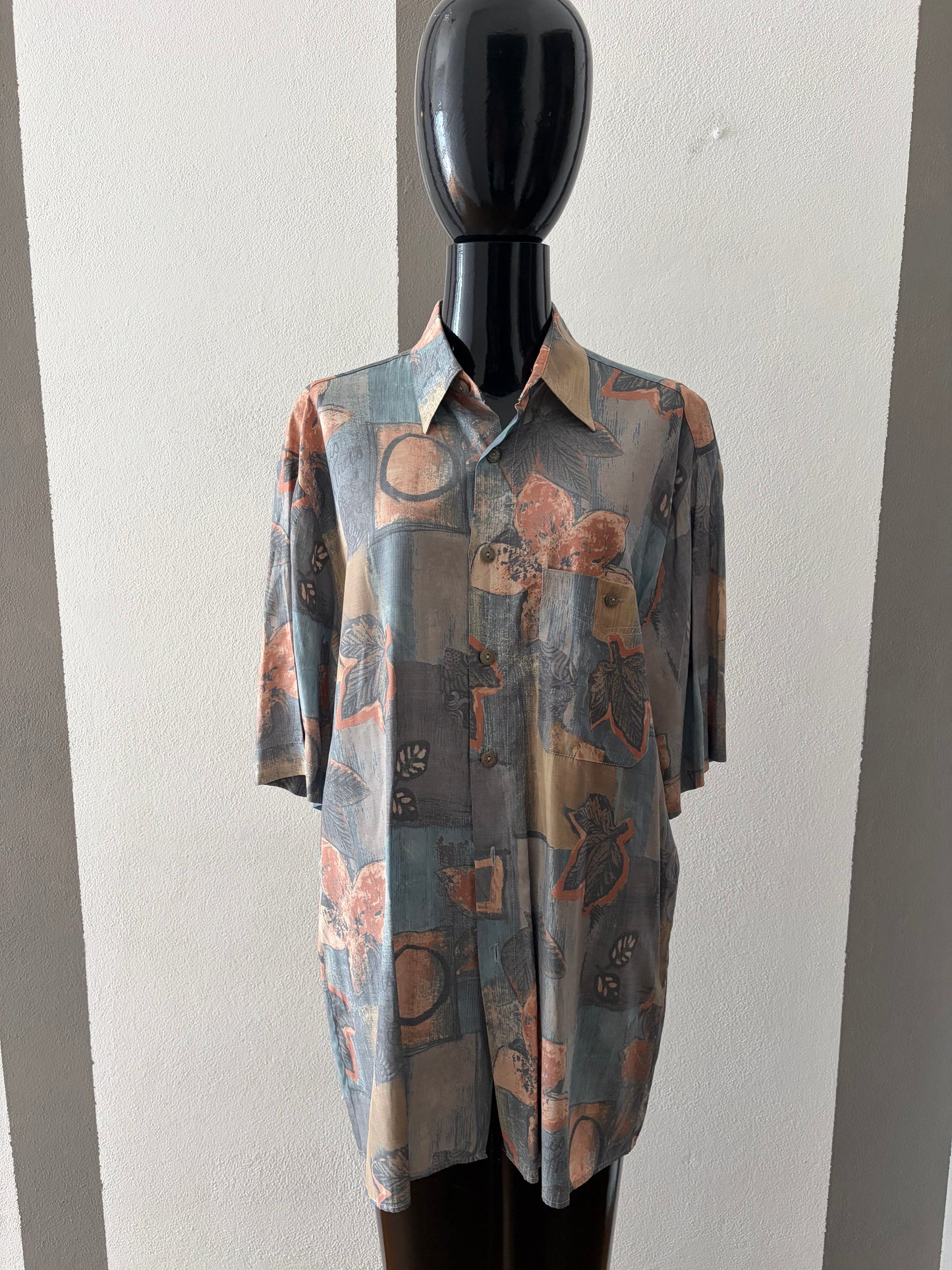 Camicia vintage fantasia astratta
