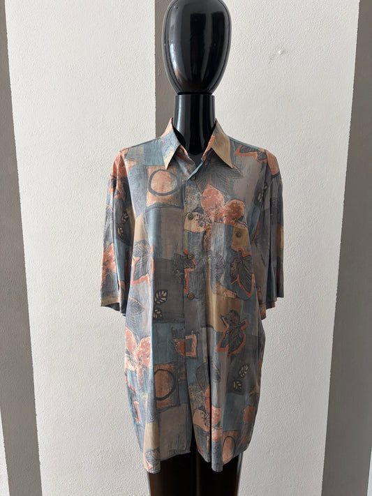 Camicia vintage fantasia astratta