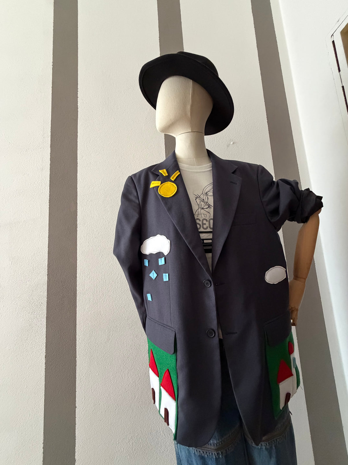 Blazer collezione Macedonia con casette