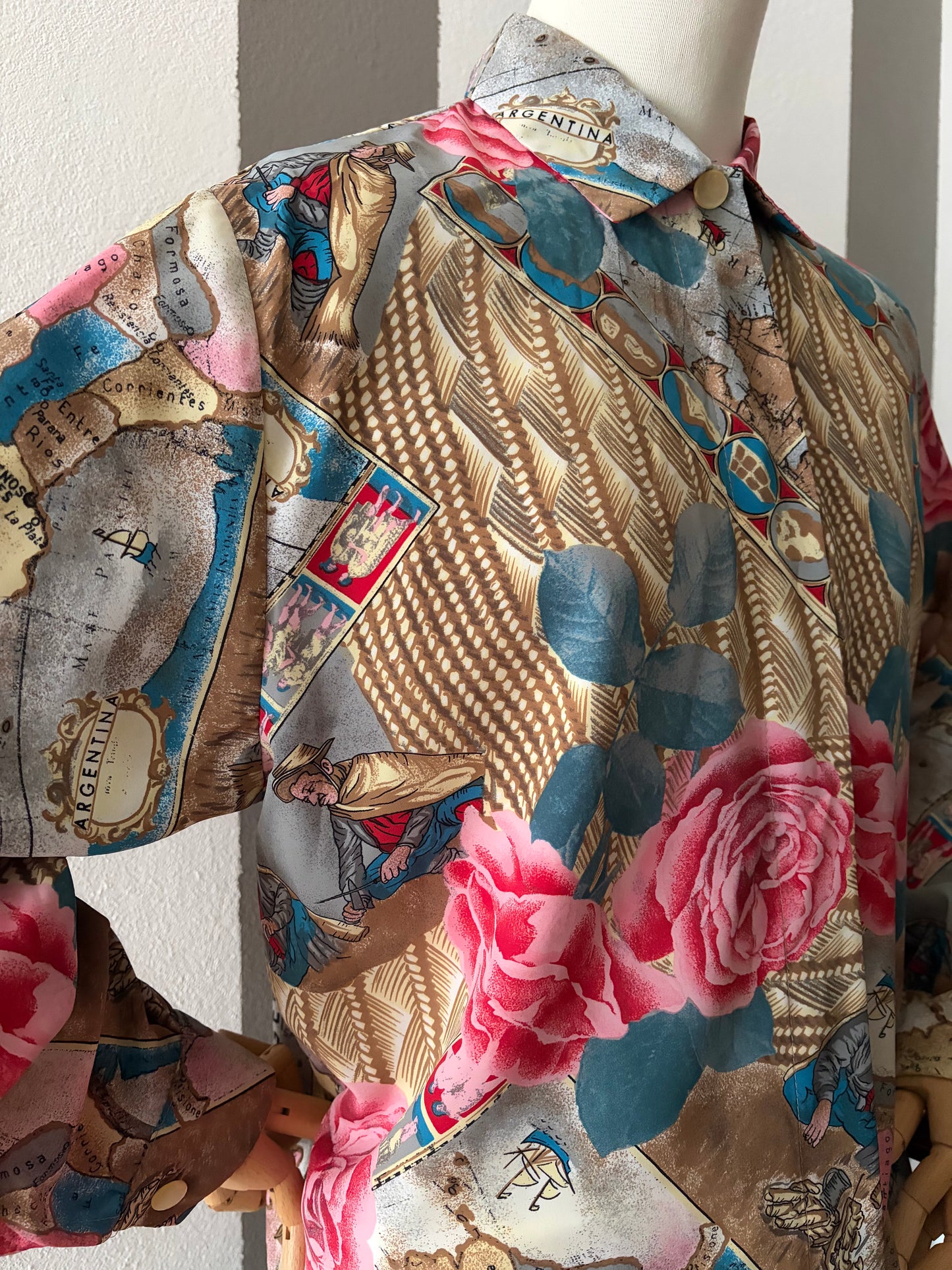 Camicia vintage floreale