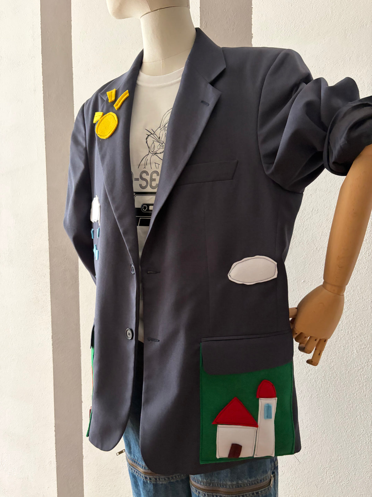 Blazer collezione Macedonia con casette