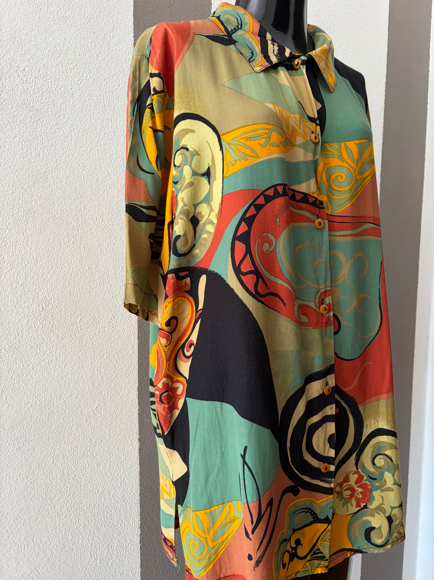 Camicia vintage a fantasia