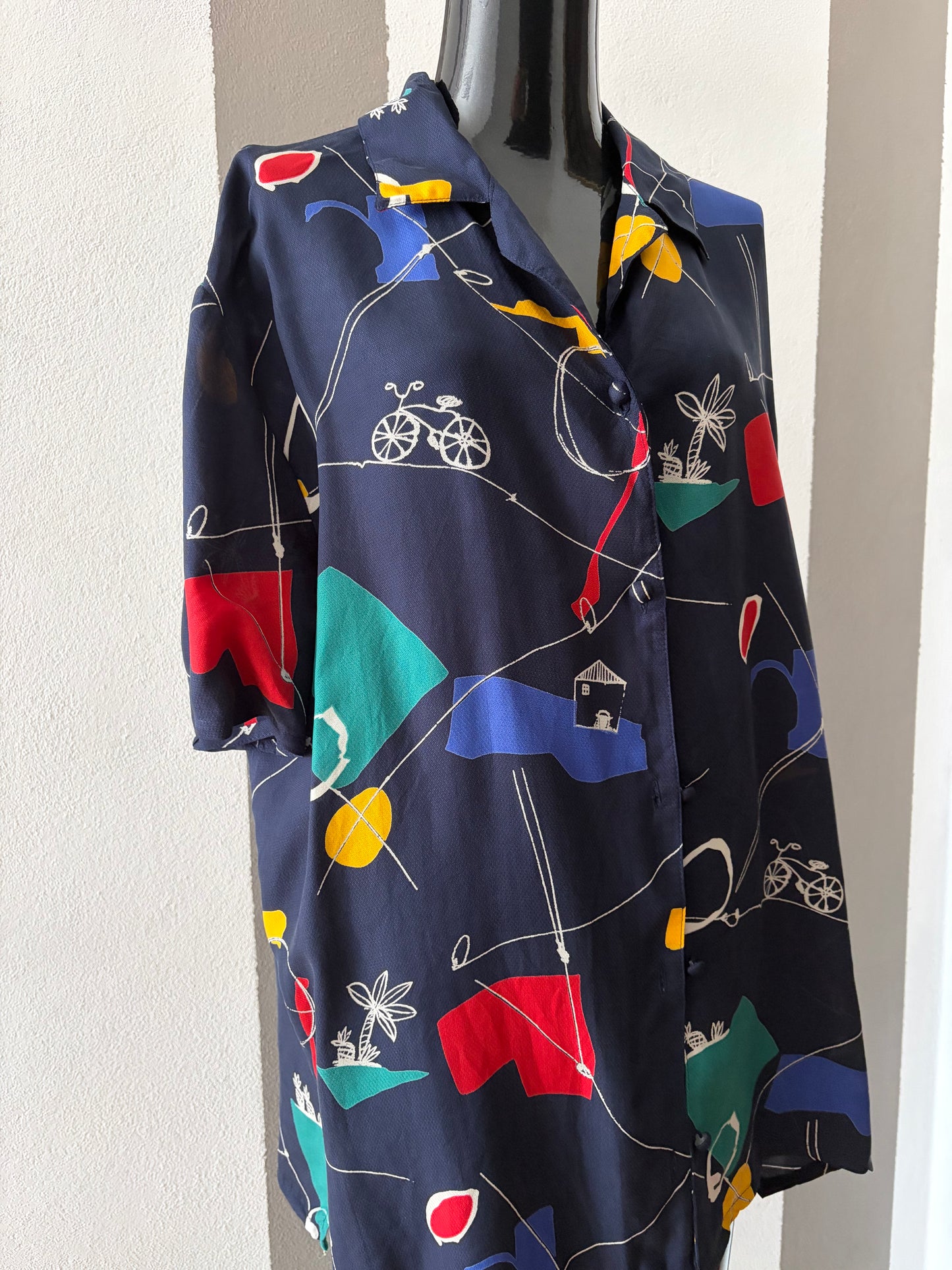 Camicia vintage a fantasia
