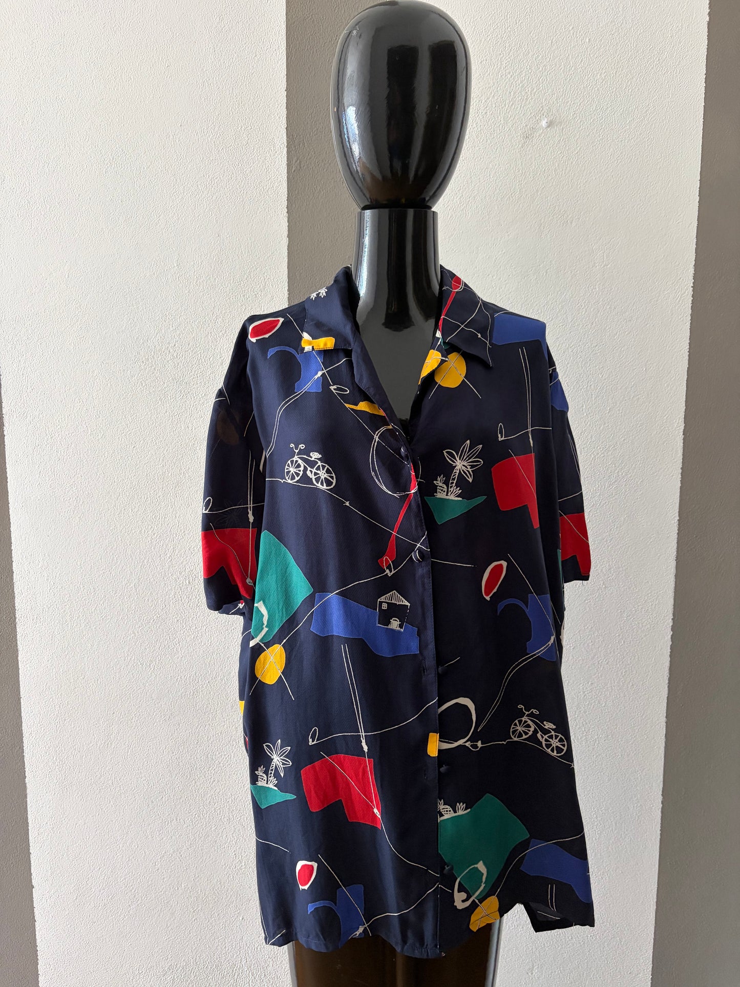 Camicia vintage a fantasia