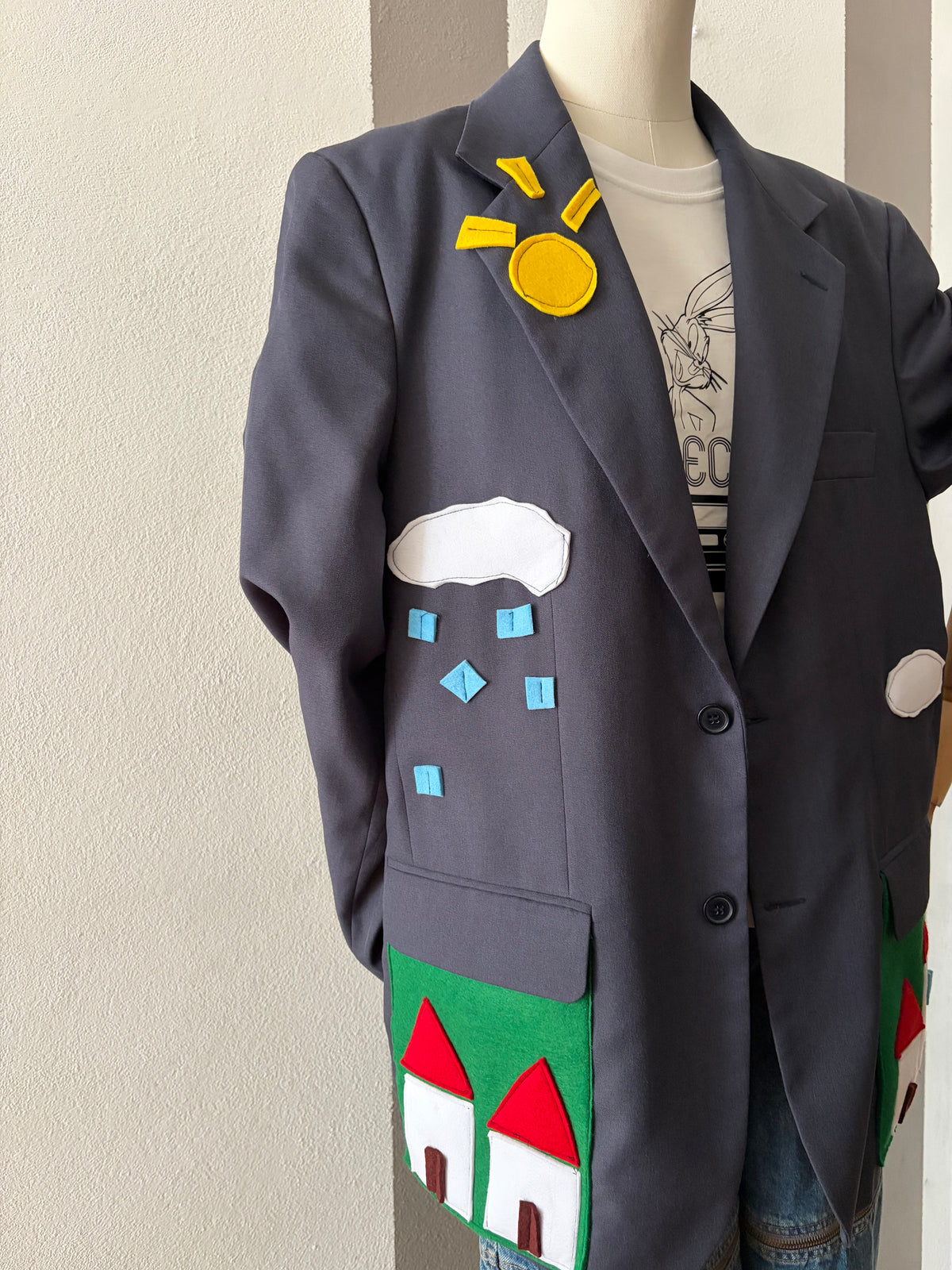 Blazer collezione Macedonia con casette