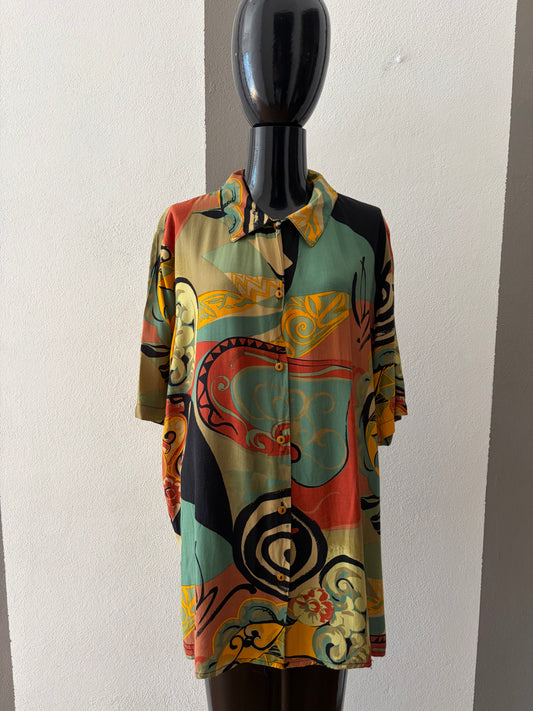 Camicia vintage a fantasia