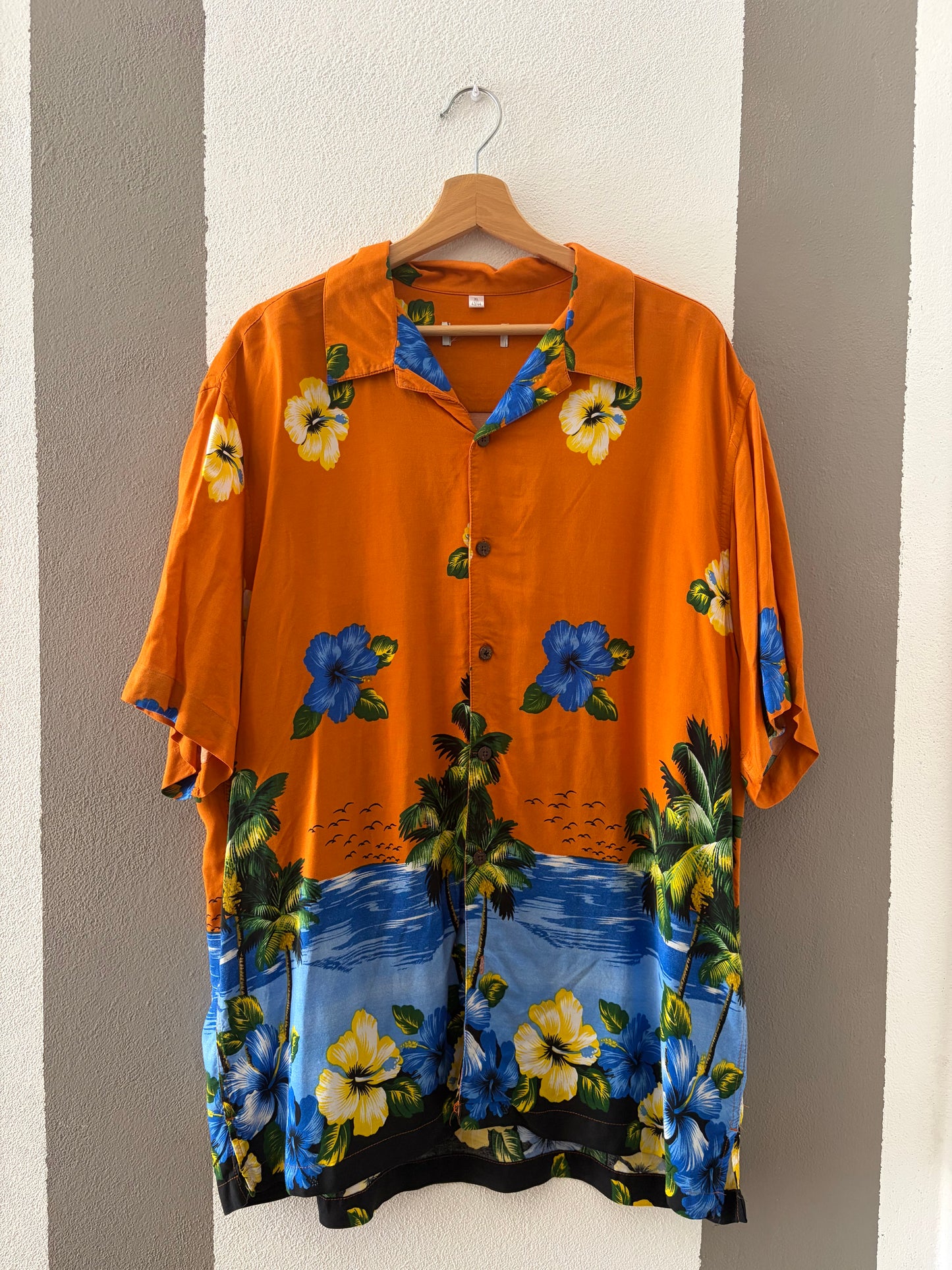 Camicia vintage stampa hawaiana