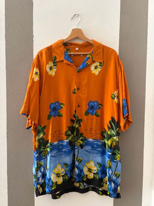 Camicia vintage stampa hawaiana