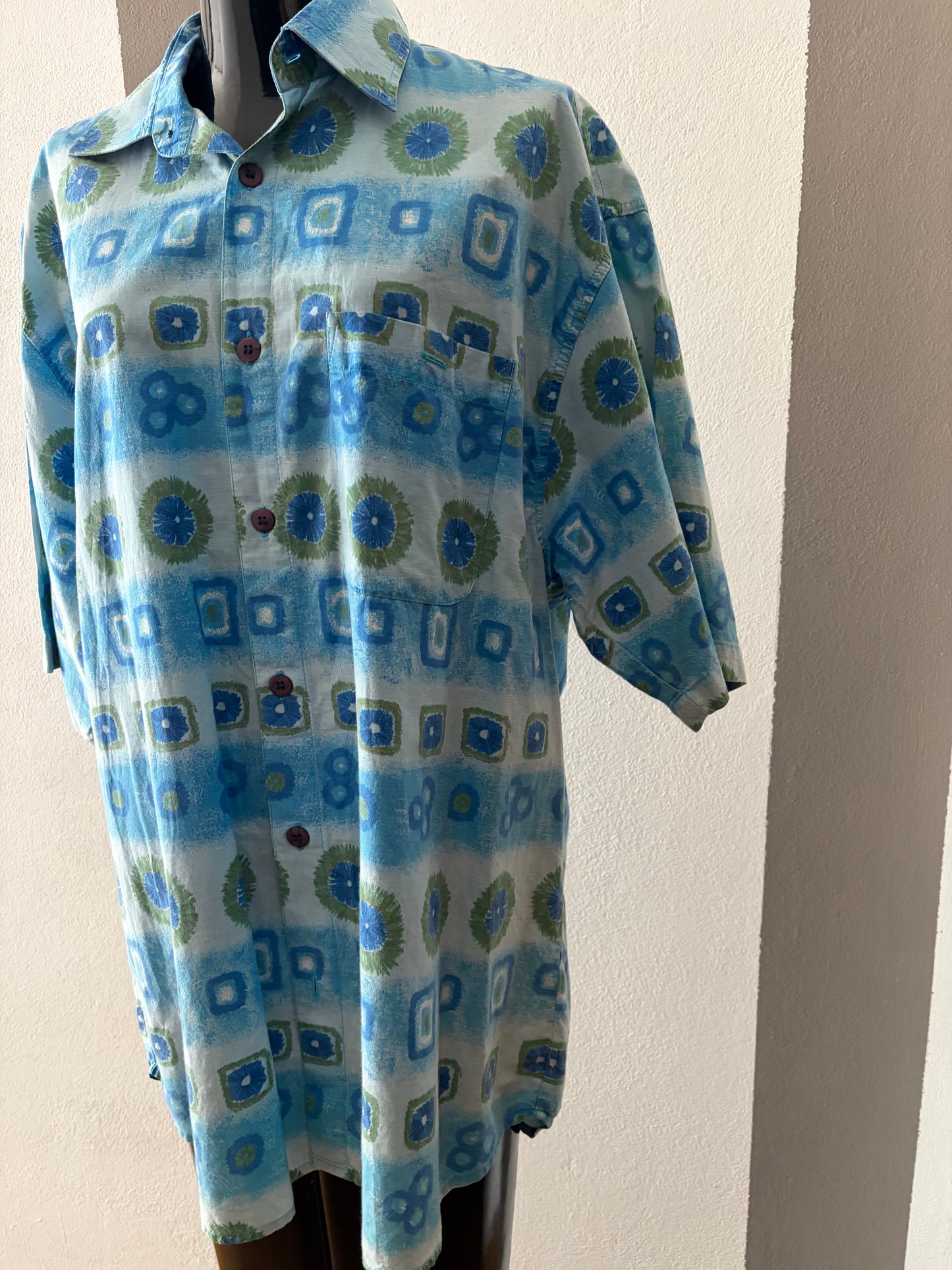 Camicia vintage a fantasia mista