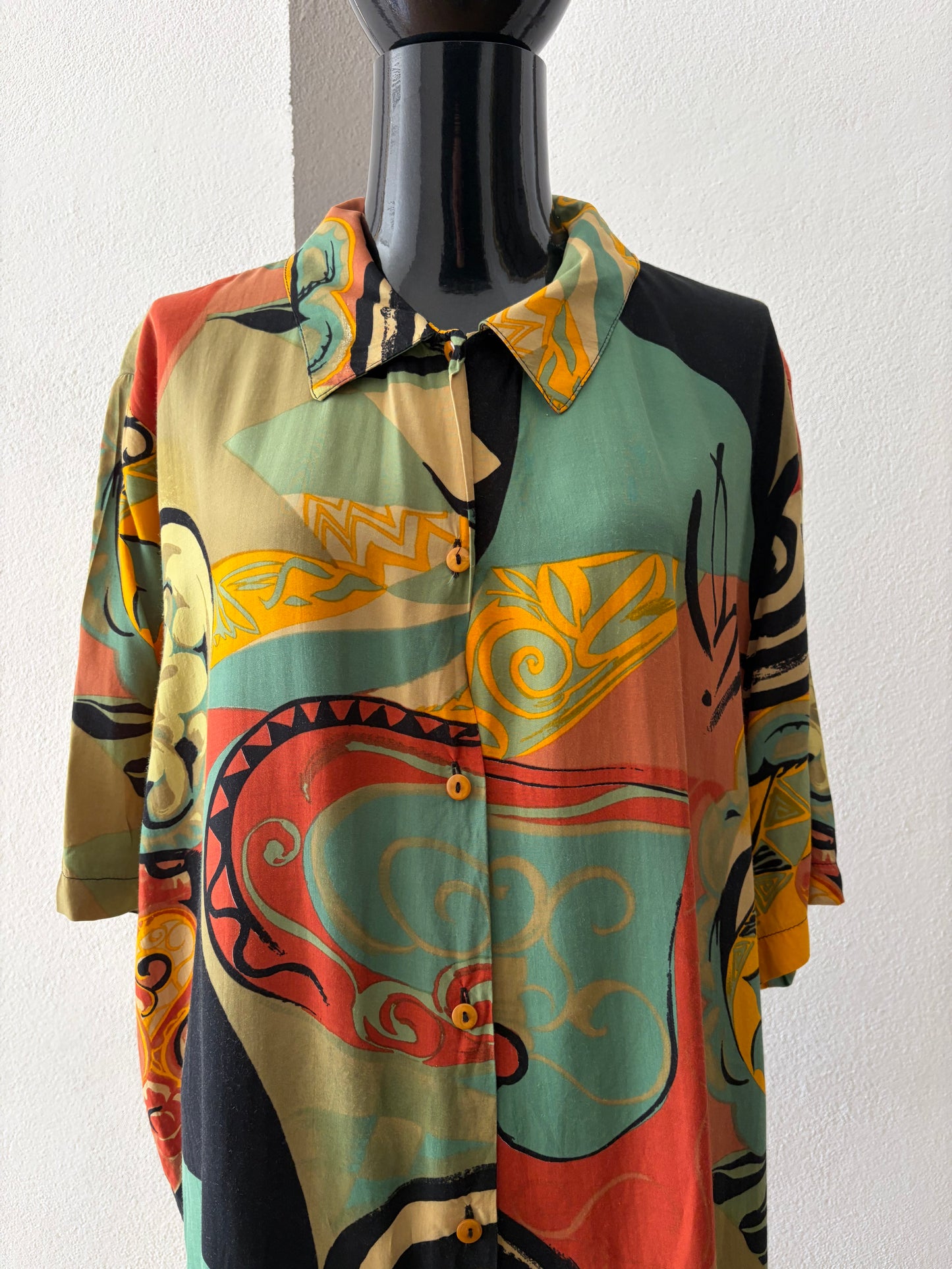 Camicia vintage a fantasia