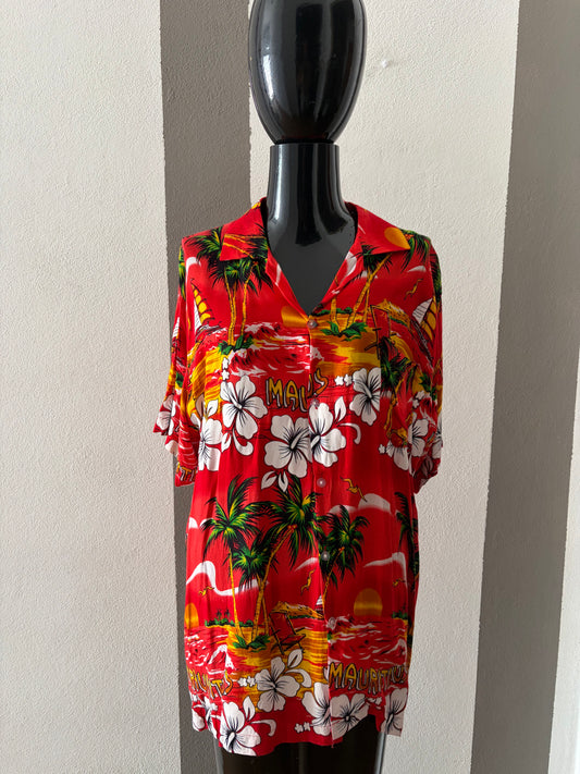 Camicia vintage stampa hawaiana