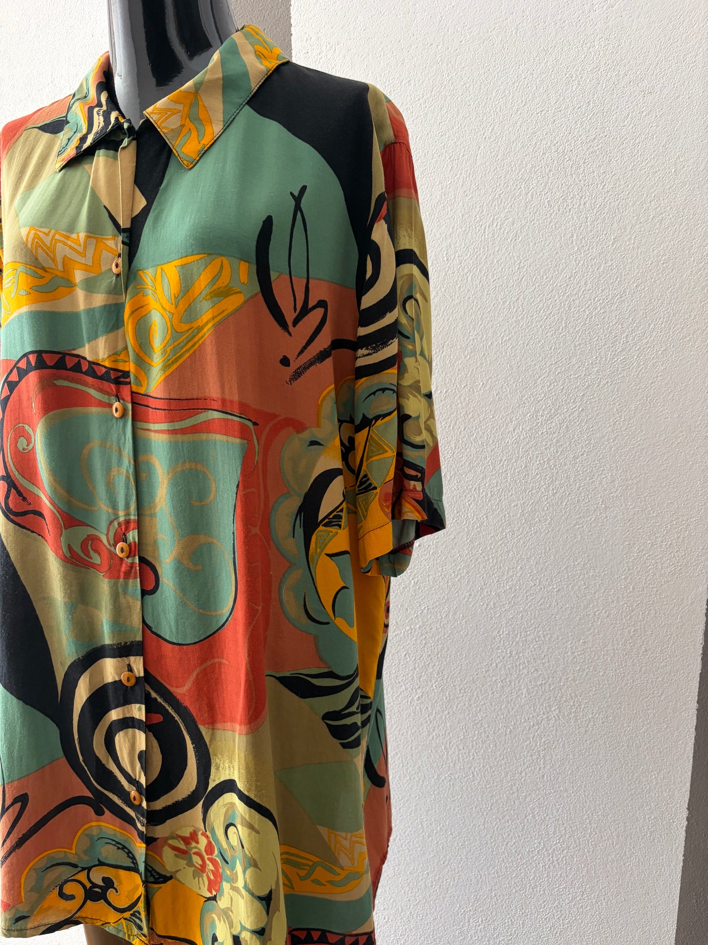 Camicia vintage a fantasia