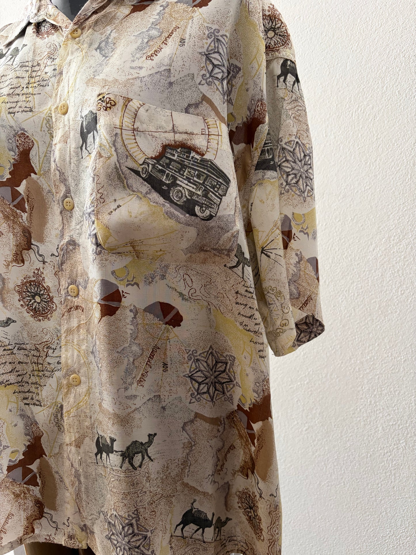 Camicia vintage cammelli 🐫 con jeep