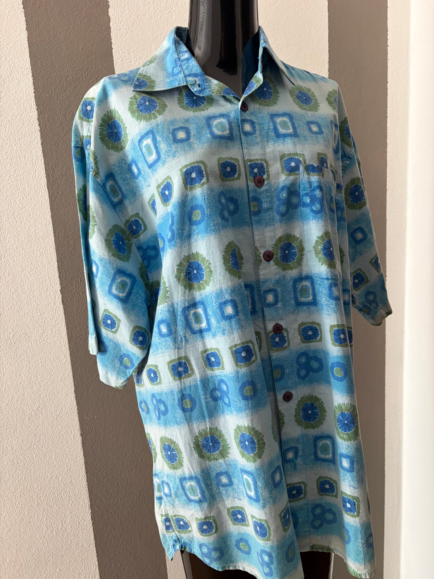 Camicia vintage a fantasia mista