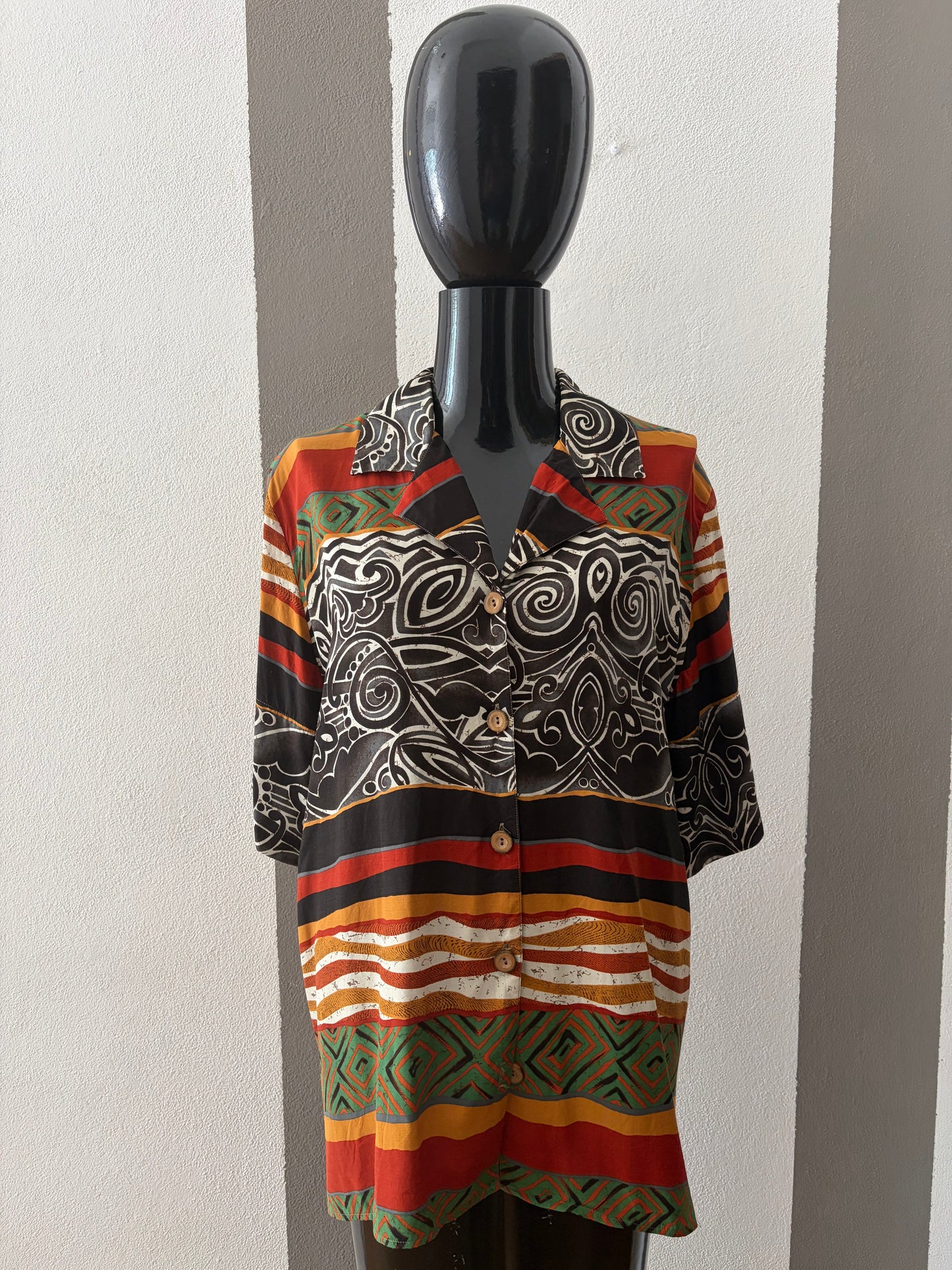 Camicia vintage a fantasia
